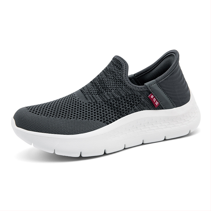 Ženske tenisice za šetnju, lagani mekani đon, pleteni gornji dio, prozračna mrežasta podstava, slip-on dizajn, EVA đon