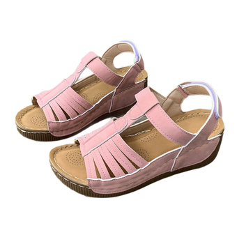 Спортни сандали с велкро, кръгъл нос; PU горна част; PU подплата; каучукова подметка (PU горна част; PU подплата; каучукова подметка; велкро закопчаване)