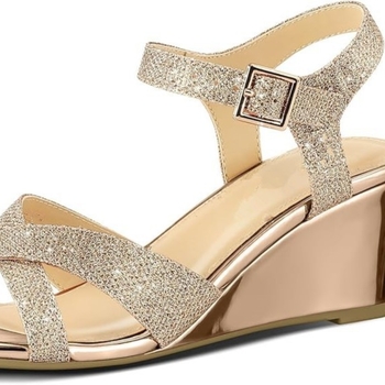 Rimske sandale s kopčom, gornji dio od mikrovlakna, PU podstava, gumeni potplat