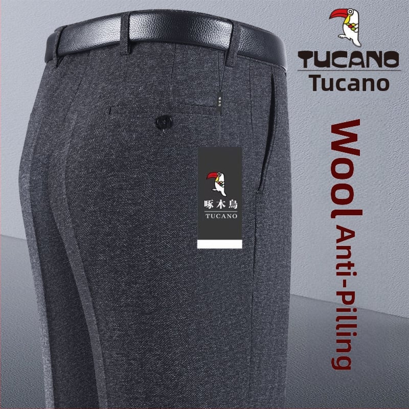 Férfi nadrág, egyenes szabás, pamut, őszi 2025