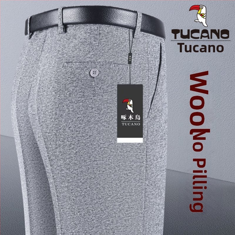 Férfi nadrág, egyenes szabás, pamut, őszi 2025