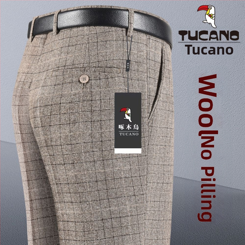 Férfi nadrág, egyenes szabás, pamut, őszi 2025