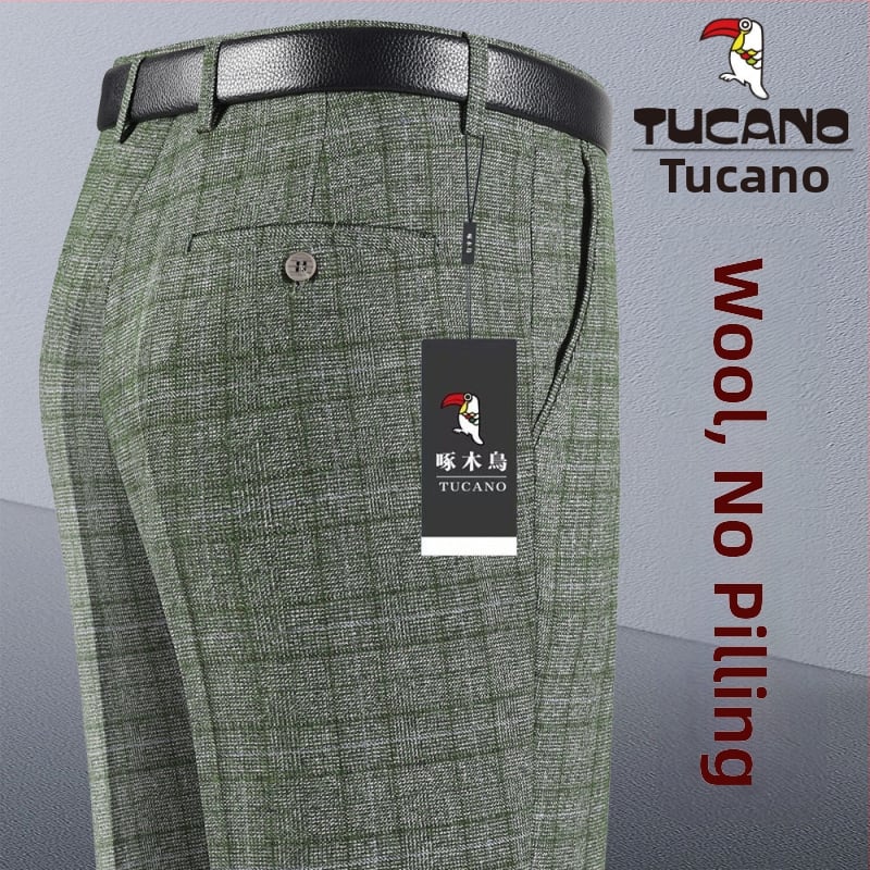 Férfi nadrág, egyenes szabás, pamut, őszi 2025