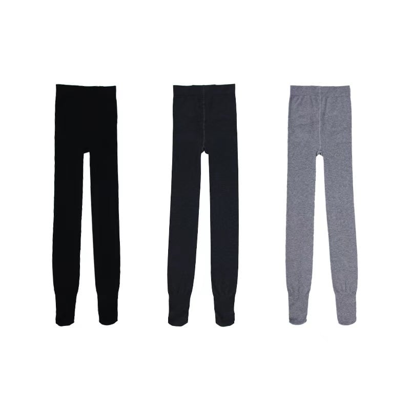 Pamukaste leggings s flis unutrašnjim, visokim strukom, debeli i topli, oblikovanje