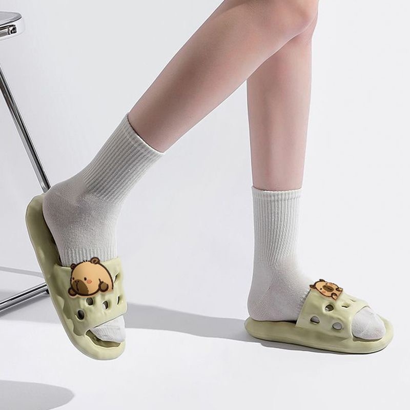 Női EVA papucsok, csendesek, csúszásmentesek, gyorsan száradóak, PVC talp, injektált technológiával készült, egyszínű, egyszerű stílus