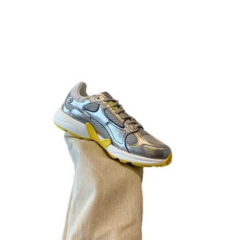 Ženske chunky dad shoes, mrežasti gornji dio, vezanje, visina potplata 3–7 cm, gumena potplata, uzorak u boji
