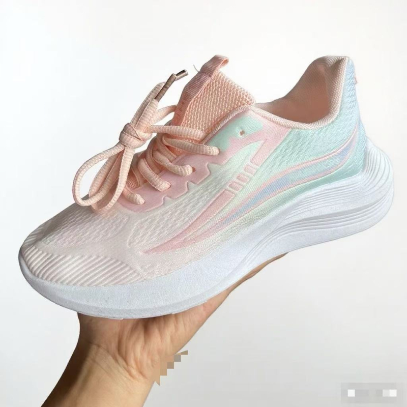 Ženske Fly-Knit mrežaste tenisice za trčanje, prozračne, lagane, otporne na habanje, okrugli vrh, vezanje