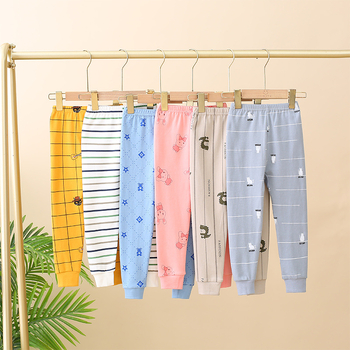 Gyerekeknek pamut hosszúnadrág őszre - uniszex, középmagas derekú, 100% pamut, 3–8 éveseknek