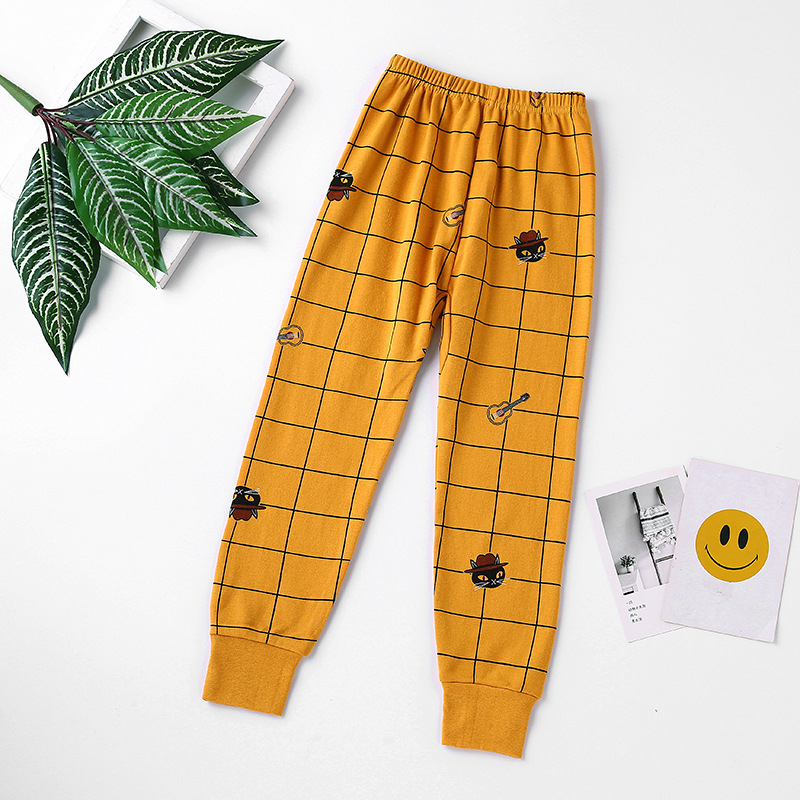 Gyerekeknek pamut hosszúnadrág őszre - uniszex, középmagas derekú, 100% pamut, 3–8 éveseknek