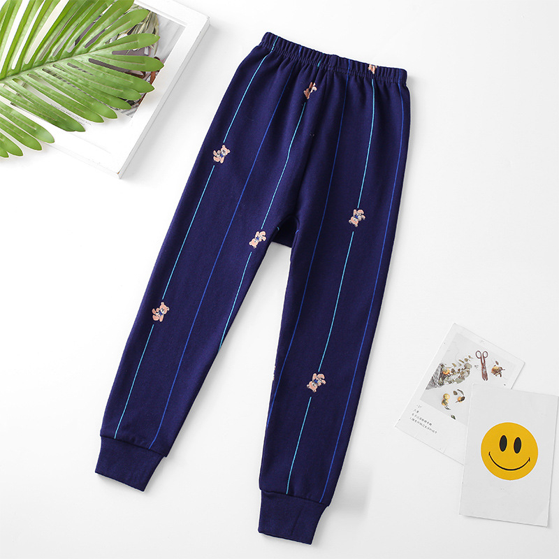 Gyerekeknek pamut hosszúnadrág őszre - uniszex, középmagas derekú, 100% pamut, 3–8 éveseknek