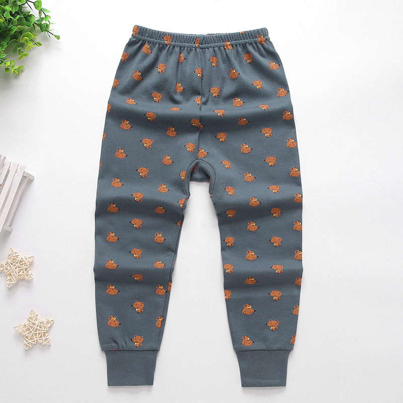 Gyerekeknek pamut hosszúnadrág őszre - uniszex, középmagas derekú, 100% pamut, 3–8 éveseknek