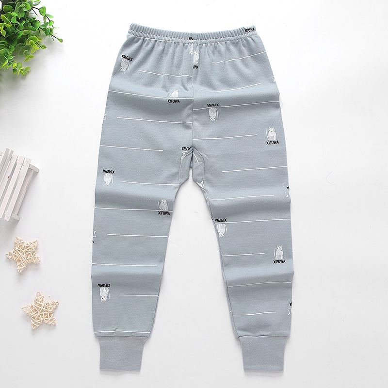 Gyerekeknek pamut hosszúnadrág őszre - uniszex, középmagas derekú, 100% pamut, 3–8 éveseknek