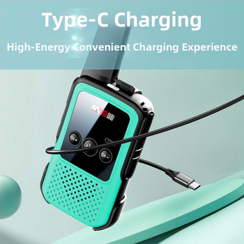 Kézi Walkie-Talkie – Mini, hosszú hatótávolság 5–10 km, 400–470 MHz, 16 csatorna, kimeneti teljesítmény 5 W