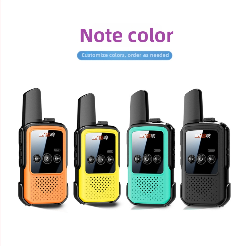 Kézi Walkie-Talkie – Mini, hosszú hatótávolság 5–10 km, 400–470 MHz, 16 csatorna, kimeneti teljesítmény 5 W