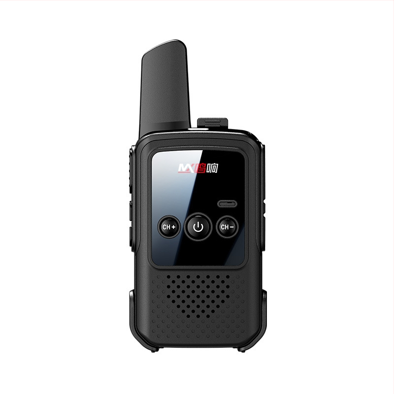 Ručná vysielačka – mini, dlhý dosah 5–10 km, 400–470 MHz, 16 kanálov, výstupný výkon 5 W