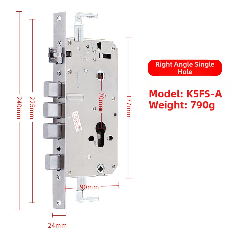 Jiama корпус за заключване от неръждаема стомана, многофункционален, за врати против кражба, дървени и входни, тегло 1000 г, стил модерен минималистичен