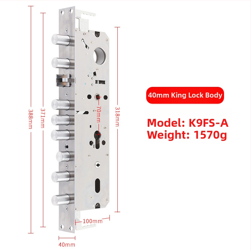 Jiama корпус за заключване от неръждаема стомана, многофункционален, за врати против кражба, дървени и входни, тегло 1000 г, стил модерен минималистичен