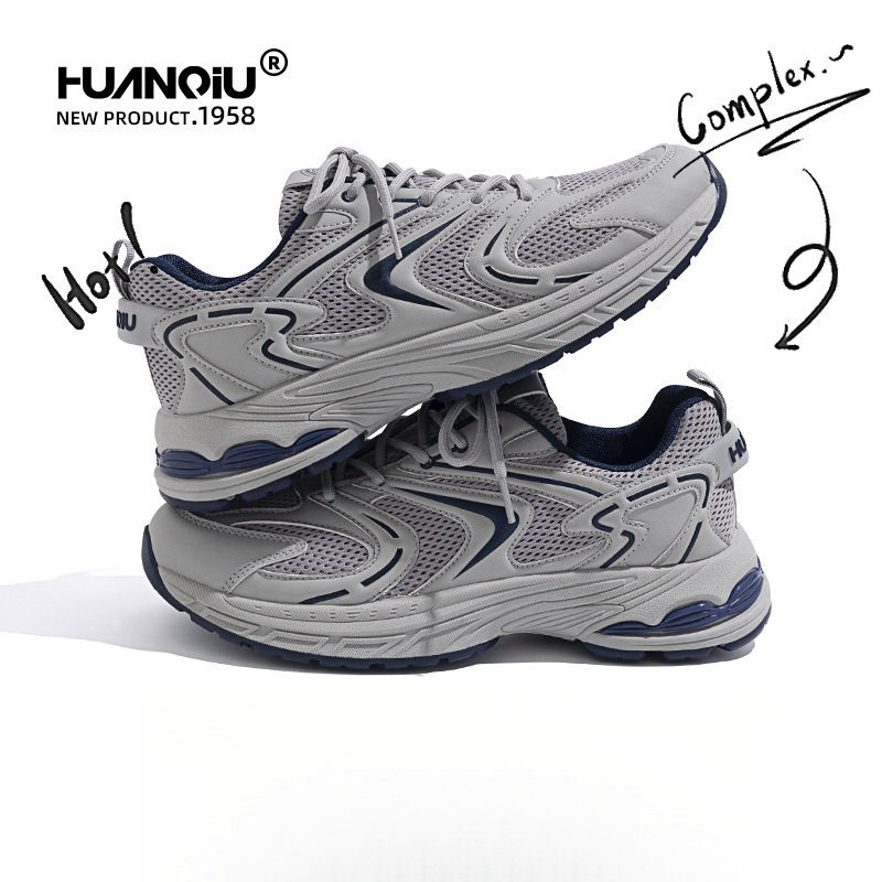 Global ZHQ1050 Muške tenisice za sportsko-casual stil — mrežasti gornji dio, gumena potplata, vezanje