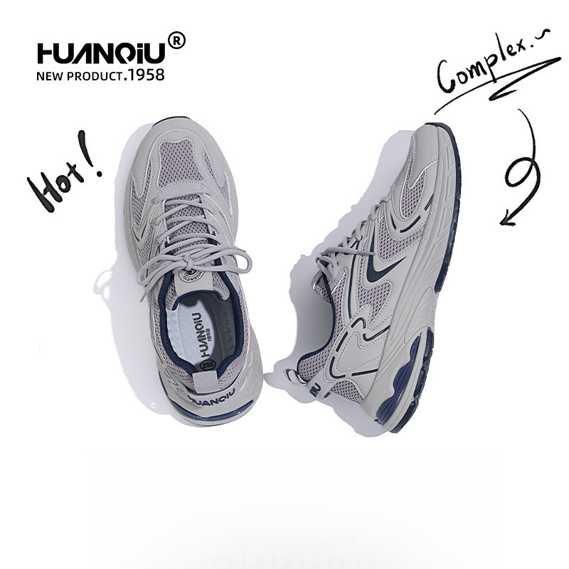 Global ZHQ1050 Muške tenisice za sportsko-casual stil — mrežasti gornji dio, gumena potplata, vezanje