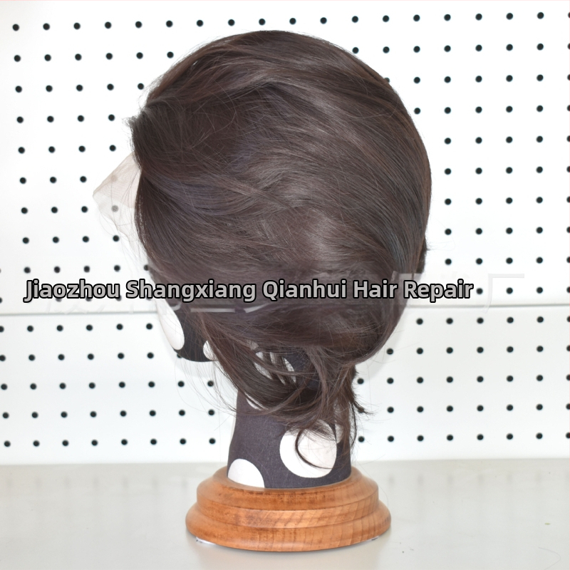 Cosplay paróka csipés elülsővel, rövid haj, hőálló szálak, kézzel szőtt elülső rész