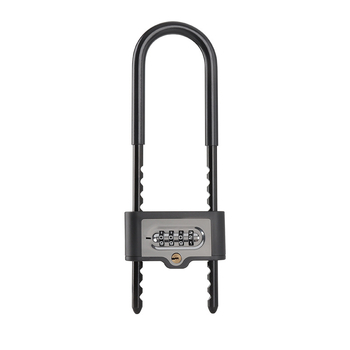 U-oblik digitalni zaključavač za staklena vrata - čelik, model: U-Shaped Password Lock, debljina šipke 13 mm, razmak šipki 74 mm
