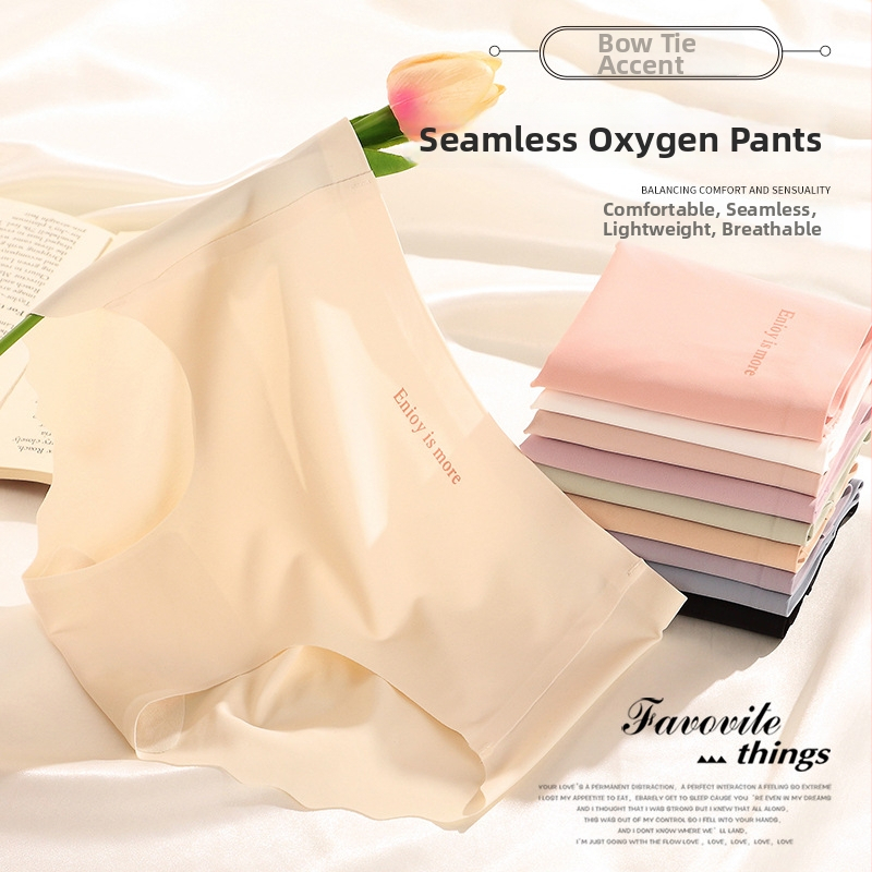 Dámske nohavičky Ice Silk, priedušné, stredný pás, hlavný materiál 90–95% nylon; rozkroková podšívka 80–90% hodváb Mulberry