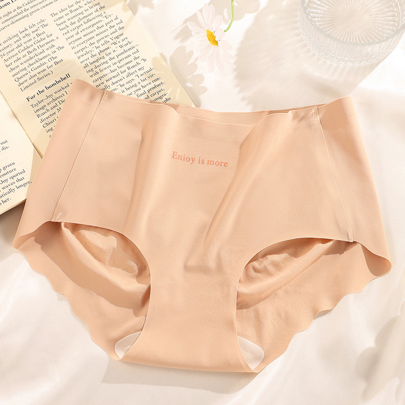 Γυναικείο εσώρουχο Ice Silk, διαπνέον, μεσαίας μέσης, κύριο ύφασμα 90–95% νάιλον, επένδυση καβάλου 80–90% Mulberry μετάξι