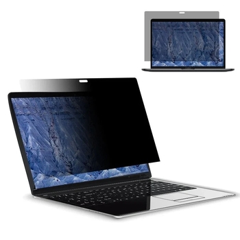 Protecție de ecran cu intimitate MacBook Air M2 – invizibil pe stânga și pe dreapta, folie adezivă de confidențialitate, Compatibil cu MacBook Air și MacBook Pro