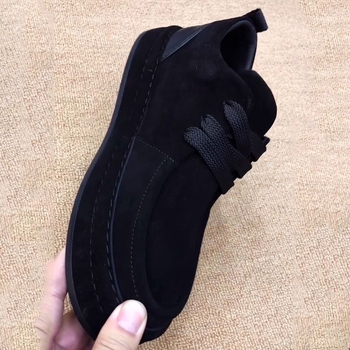 Muške casual kožne mokasine s oštrim nosom, gumena potplat, latex ulošak, jednobojne, niski profil