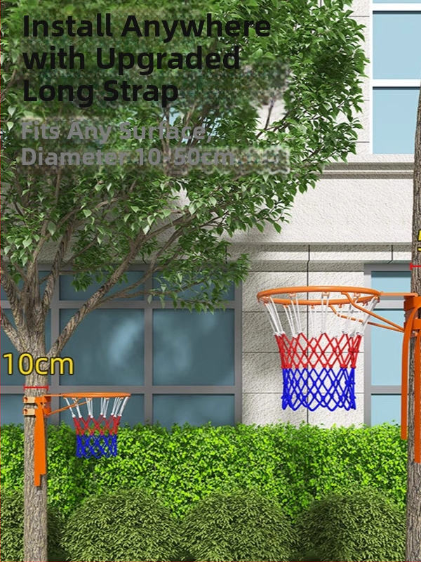 Stojan na basketbal s doskou, nehrdzavejúca oceľ, snap-on inštalácia, prenosný pre domáce použitie/park