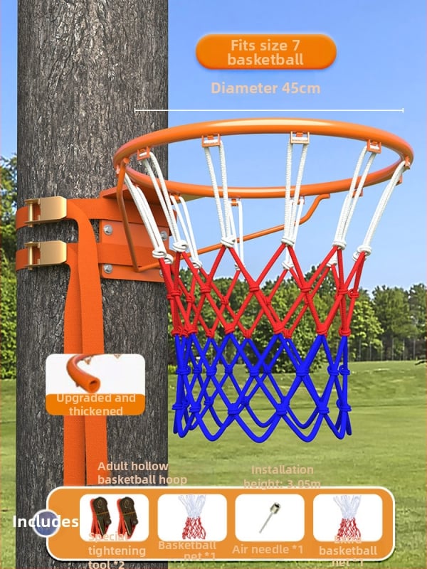 Suport pentru coș de baschet cu panou, oțel inoxidabil, montaj snap-on, portabil pentru uz rezidențial și parcuri