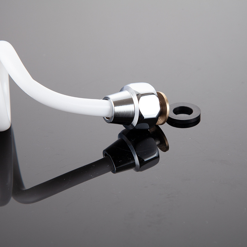 TPU телескопичен душ маркуч, с резба, модел RG010, 1.6 MPa, латунов конектор