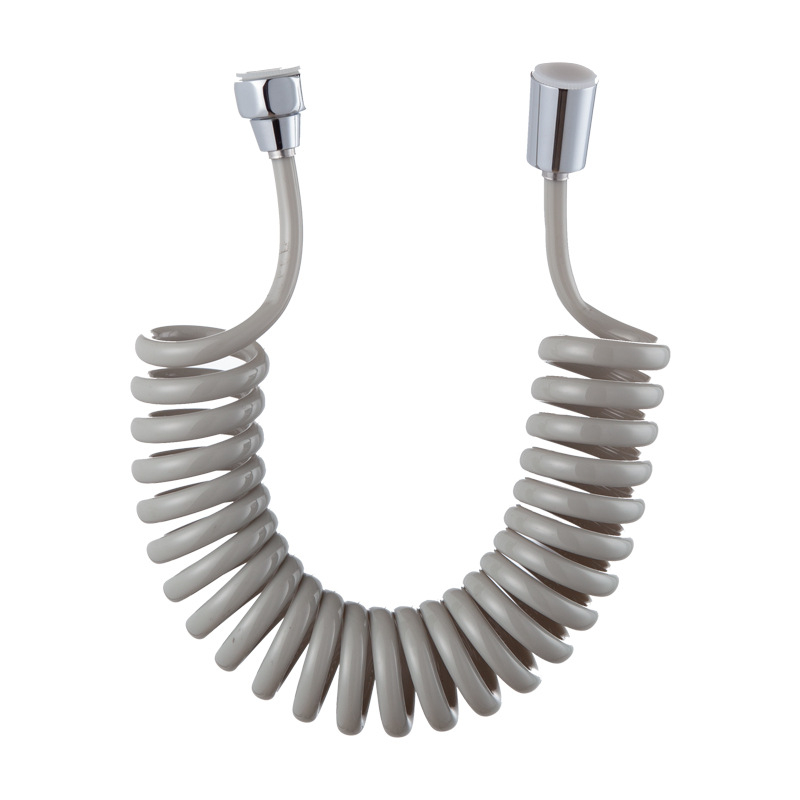 TPU телескопичен душ маркуч, с резба, модел RG010, 1.6 MPa, латунов конектор