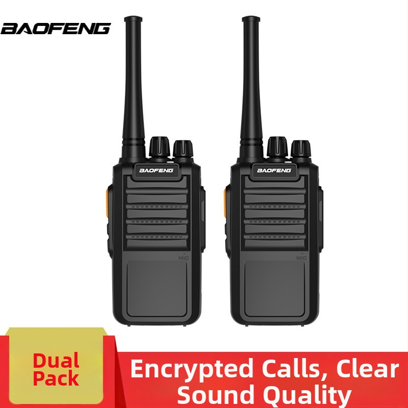 BF-888S PLUS analóg kézi walkie-talkie, dupla készlet, 5W, 16 csatorna, hatótáv 5–10 km