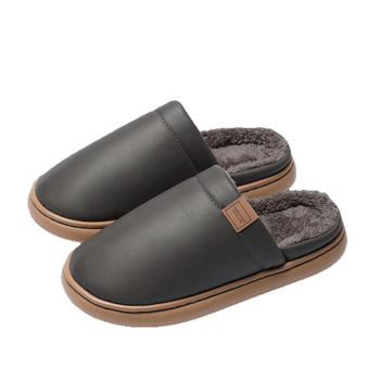 Παντόφλες για ενήλικες – Unisex, PU επάνω μέρος, σόλα EVA, παχύς πάτος, στρογγυλή μύτη