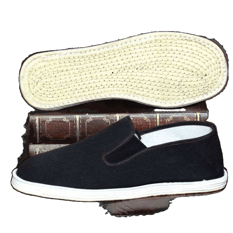 Unisex υφασμάτινα παπούτσια με πολύστρωτη σόλα, διαπνοή και αντιοσμητική προστασία, βαμβακερό πάνω μέρος και επένδυση, μεσαίο ύψος, σόλα από ύφασμα, μορφή δακτύλου: herringbone, φθινοπωρινά, 3–5 cm τακούνι