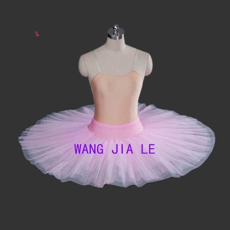 Балетна тюлена пола за тренировка – полупълна дължина, тюл, спандексова материя (>95% спандекс) с вторичен спандекс 50–70%, корейски стил, без гладене, есен 2023