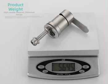 Кран за маса за шампоан – електрически смесител за гореща и студена вода, 304 неръждаема стомана, модел 10578811, единичен дизайн, CE сертифициран