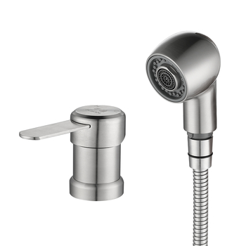 Кран за маса за шампоан – електрически смесител за гореща и студена вода, 304 неръждаема стомана, модел 10578811, единичен дизайн, CE сертифициран