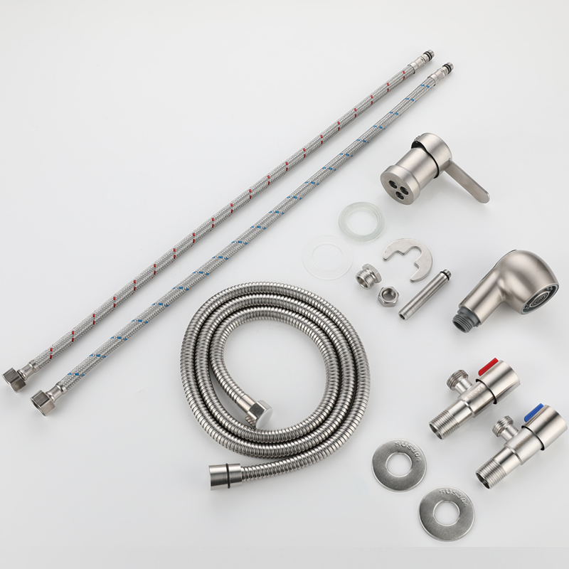 Кран за маса за шампоан – електрически смесител за гореща и студена вода, 304 неръждаема стомана, модел 10578811, единичен дизайн, CE сертифициран