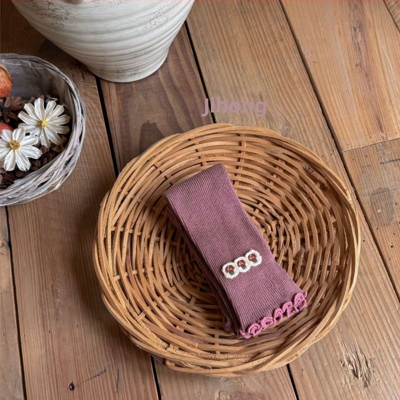 Κοριτσίστικα πλεκτά κολάν, φθινοπωρινή σεζόν, ψηλή μέση, μήκος 9/10, 80% χτενισμένο βαμβάκι