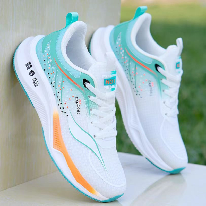 Ανδρικά παπούτσια για τρέξιμο – αναπνεύσιμο επάνω από πλέγμα, στρογγυλή μύτη, χαμηλό ύψος, επίπεδη φτέρνα, επιφανειακό άνοιγμα (αναπνεύσιμο επάνω από πλέγμα; στρογγυλή μύτη; χαμηλό ύψος; επίπεδη φτέρνα; επιφανειακό άνοιγμα)