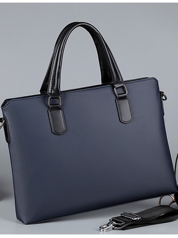 Επαγγελματική τσάντα εγγράφων με αδιάβροχο υλικό 900D φιλμ, επένδυση πολυεστέρα, ιμάντας crossbody, μονόχρωμο σχέδιο, Χειμώνας 2024, A Mountain