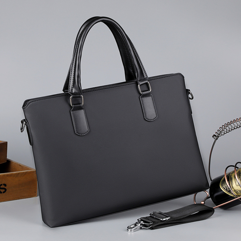 Επαγγελματική τσάντα εγγράφων με αδιάβροχο υλικό 900D φιλμ, επένδυση πολυεστέρα, ιμάντας crossbody, μονόχρωμο σχέδιο, Χειμώνας 2024, A Mountain