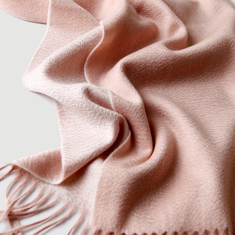 Fular dublu față din cașmir, unisex, țesătură twill, cald pentru iarnă, cașmir peste 96%