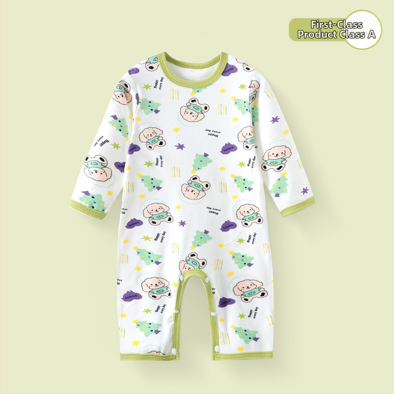 Φορμάκι νεογγέννητου με μακριά μανίκια, Derong 95% πολυεστέρας, κατάλληλο για άνοιξη και φθινόπωρο