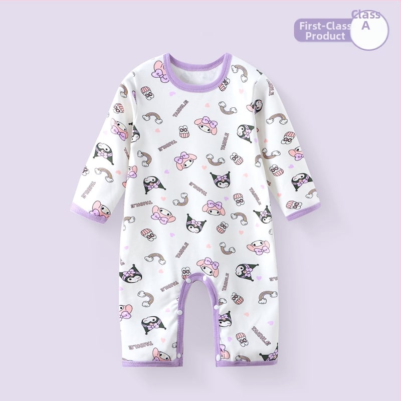 Φορμάκι νεογγέννητου με μακριά μανίκια, Derong 95% πολυεστέρας, κατάλληλο για άνοιξη και φθινόπωρο