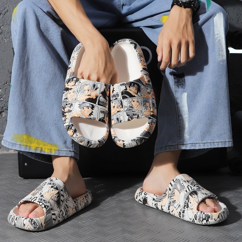 Muške PVC flip-flopice, Slip-On, casual za unutarnju i vanjsku upotrebu, protuklizna debela potplata (PVC gornji dio; PVC đon; Slip-On)