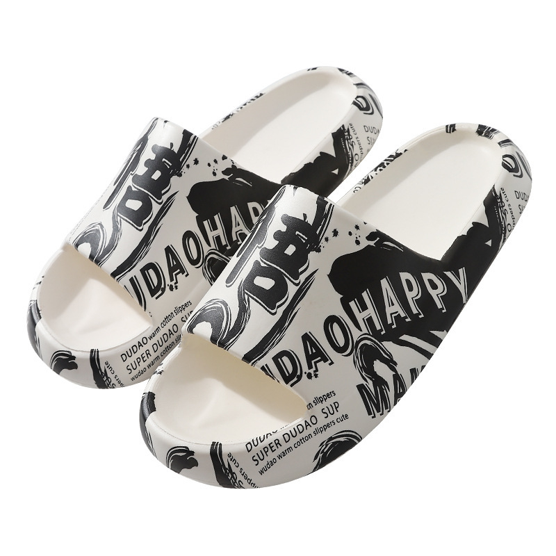 Muške PVC flip-flopice, Slip-On, casual za unutarnju i vanjsku upotrebu, protuklizna debela potplata (PVC gornji dio; PVC đon; Slip-On)