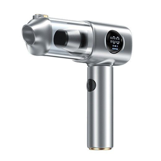 Aspirator fără fir pentru mașină, cu afișaj digital — model compact, de mână (10V, 100W, 10000 Pa, 20 min)